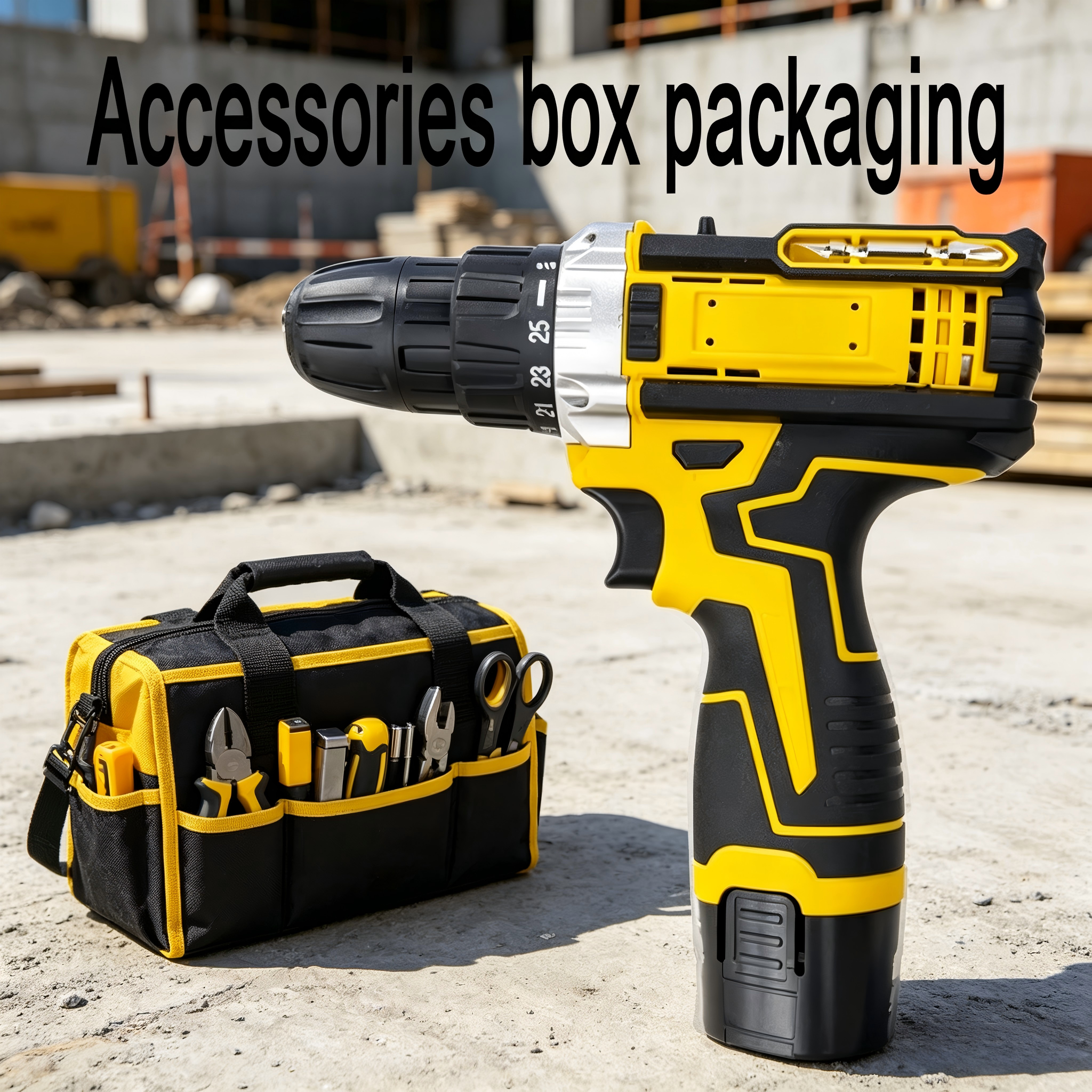 Home Improvement Retail - Electric Drill Set Handheld Screwdriver Tool