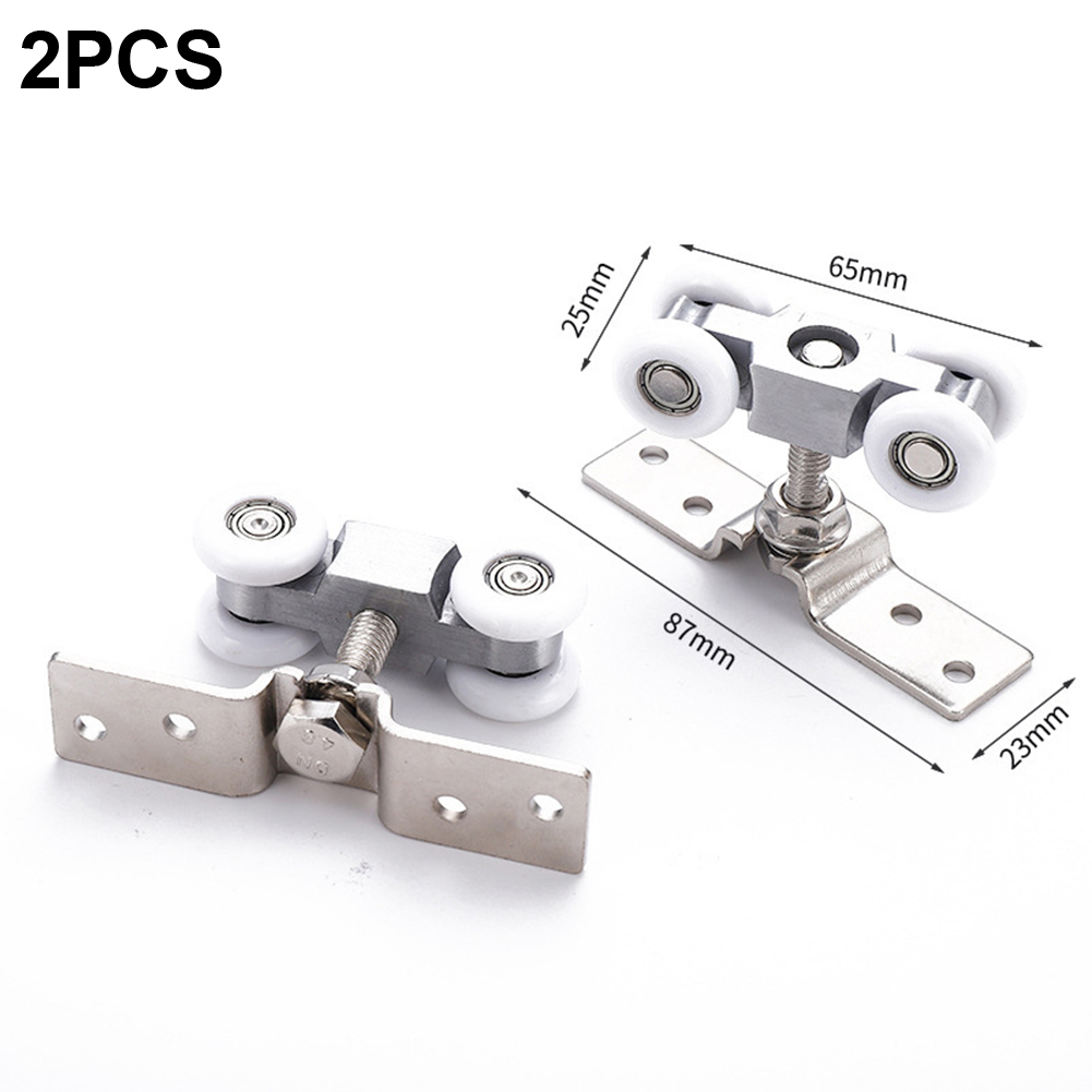 Home Improvement Guide - 2pcs/pair Door Track Durable Rail Hanging