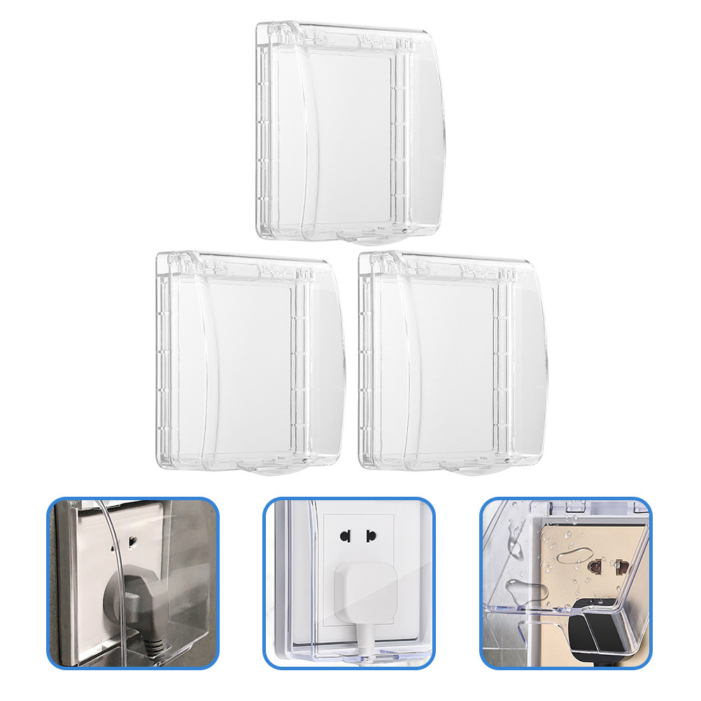 Home Improvement Outlet - 3pcs Waterproof Outlet Cover For Home