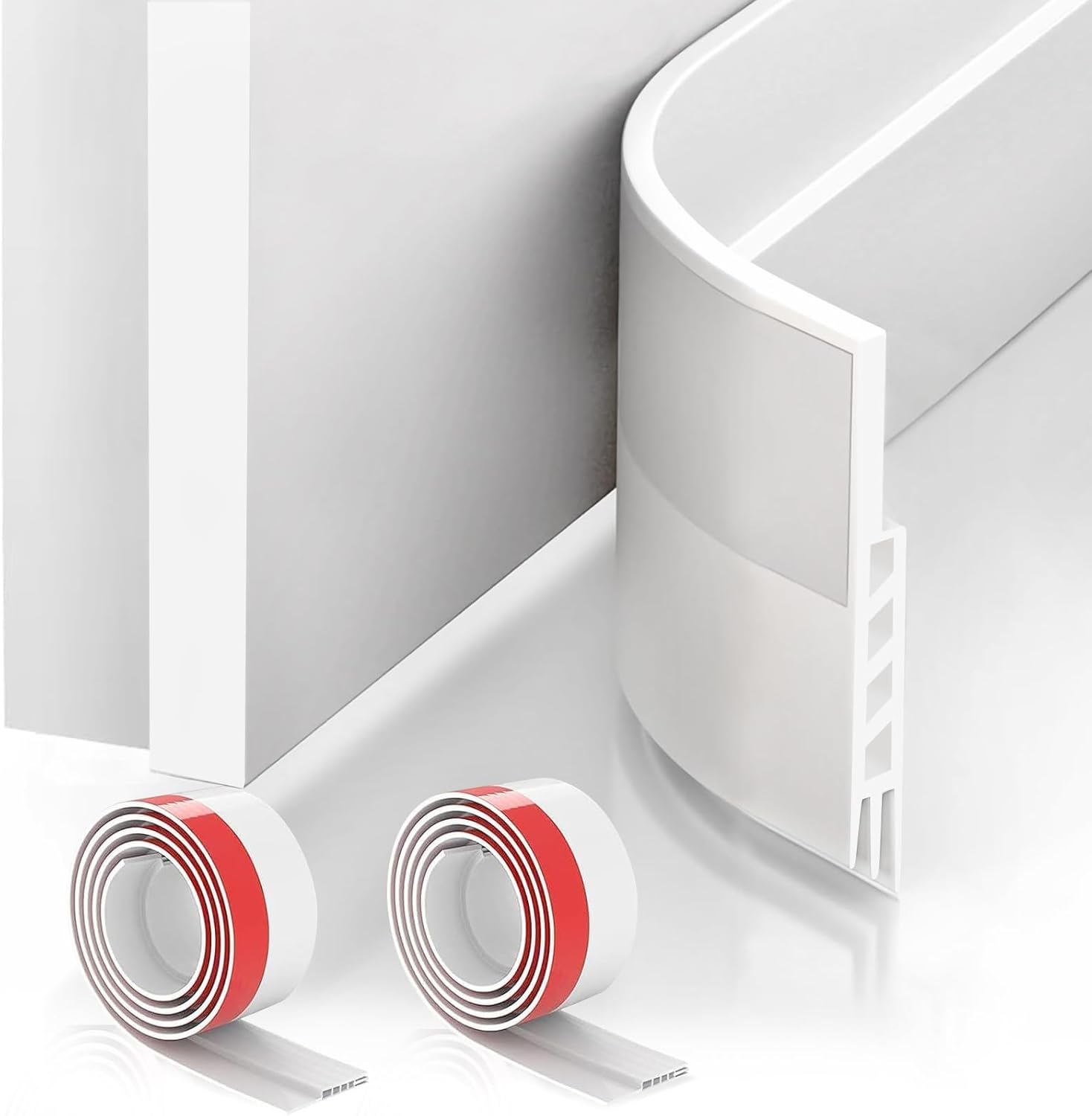 Door Weather Strip - 2 Pack Door Draft Stopper, 2