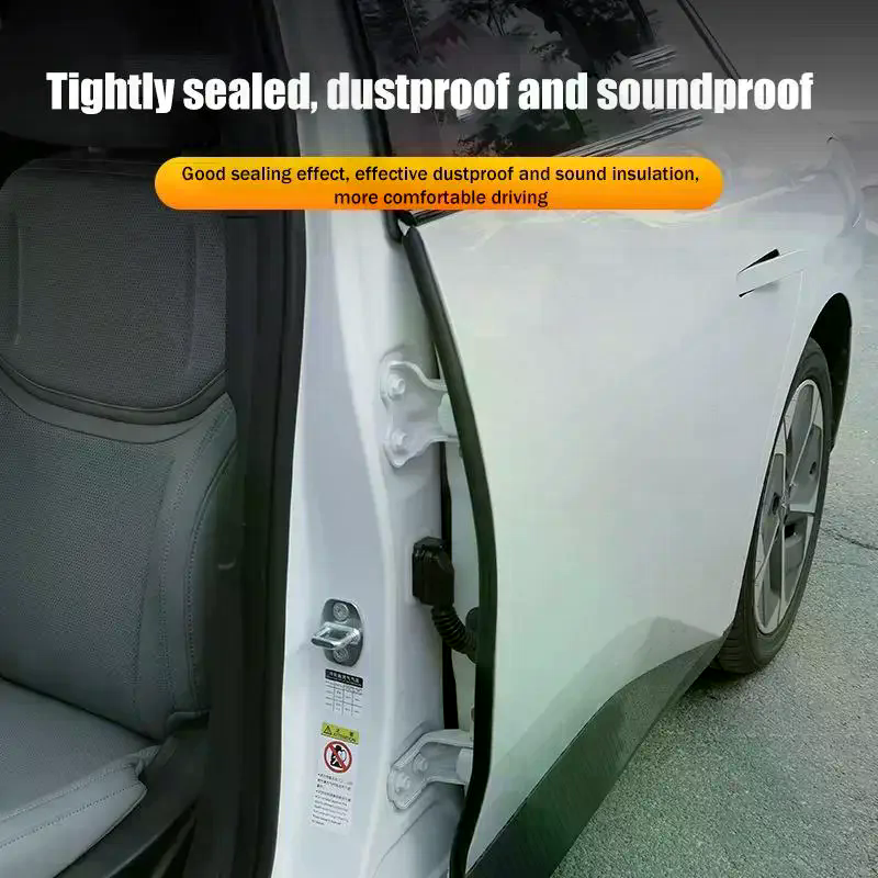 Door Weather Strip - 2pcs Car B-pillar Sealing Strip With