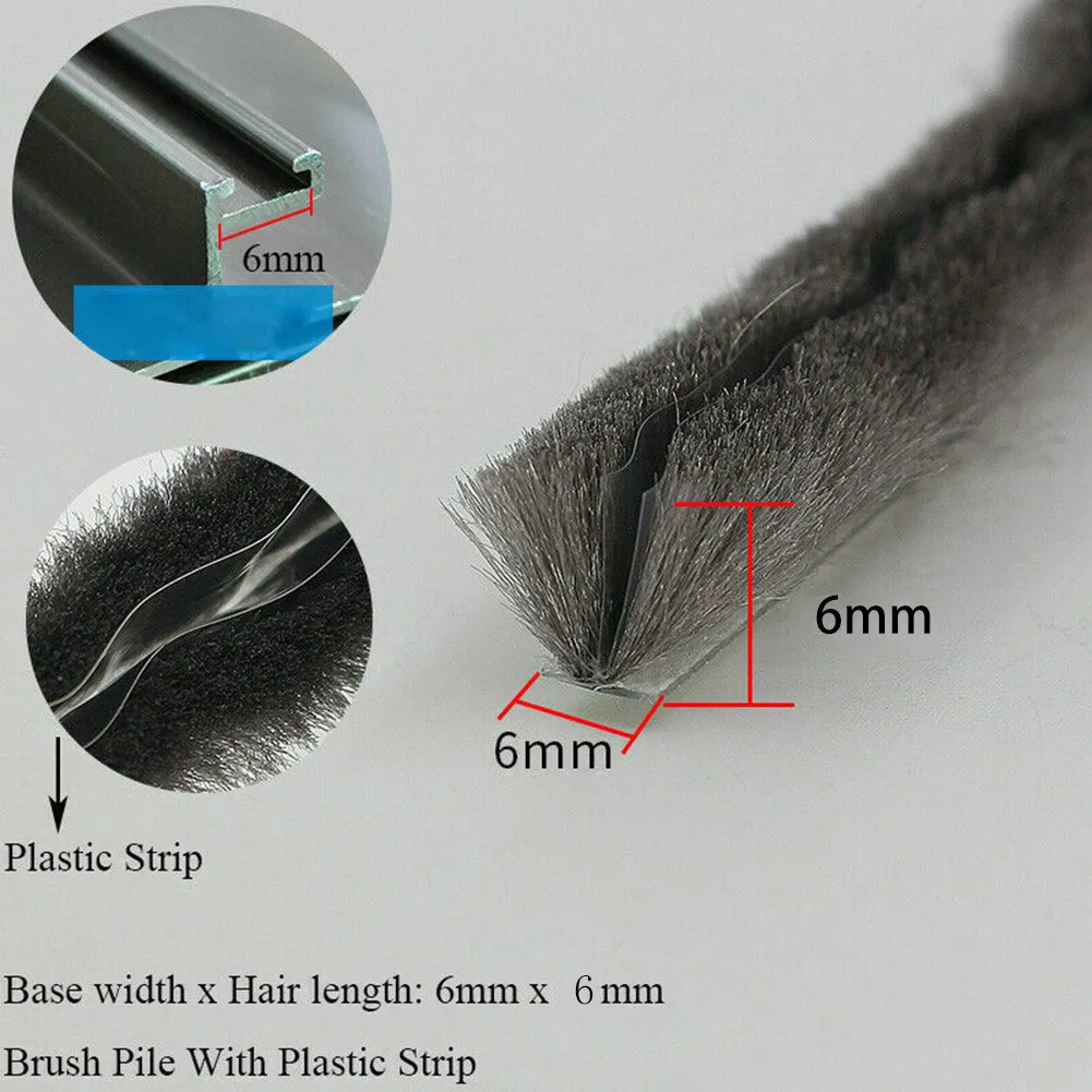 Excluder Door Strip Hairy Pile - огляд і ціна Door Weather Strip