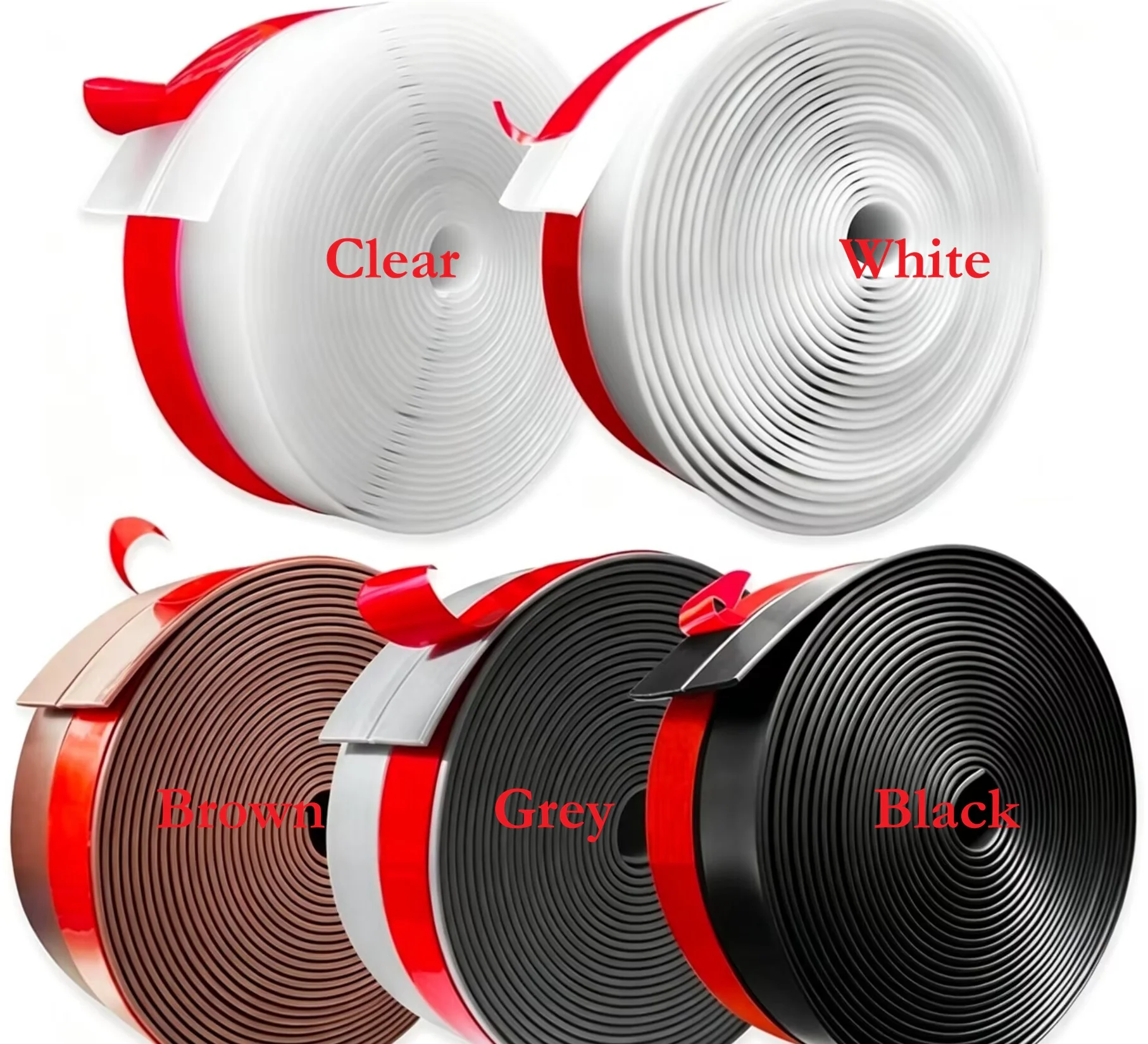 50M Self Adhesive Silicone Wea - огляд і ціна Door Weather Strip