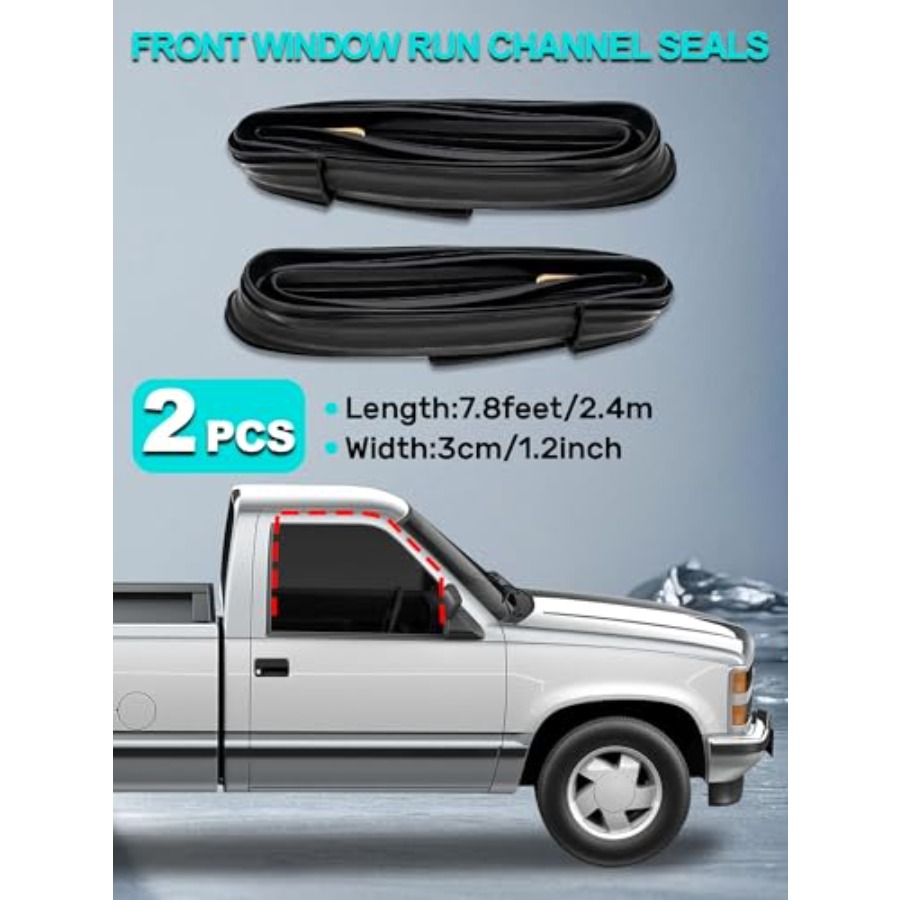 8PCS Door Seal Window Run Chan - огляд і ціна Door Weather Strip
