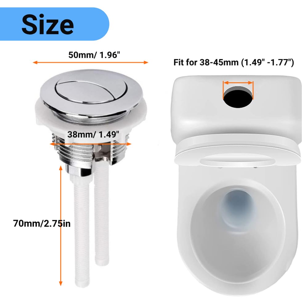 38mm Universal Round Valve Pus - огляд і ціна Toilet Flush Valve