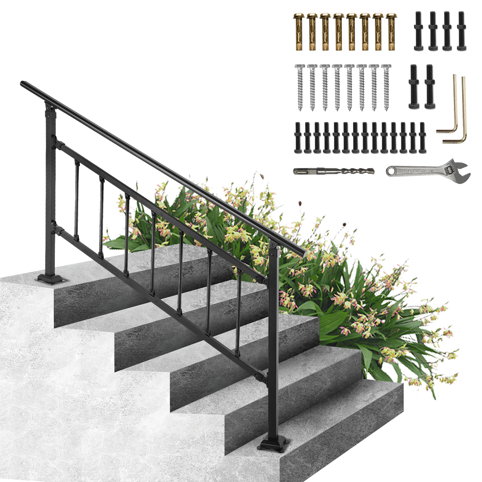 SucceBuy Iron Handrail Stair R - огляд і ціна Home Improvement Fence