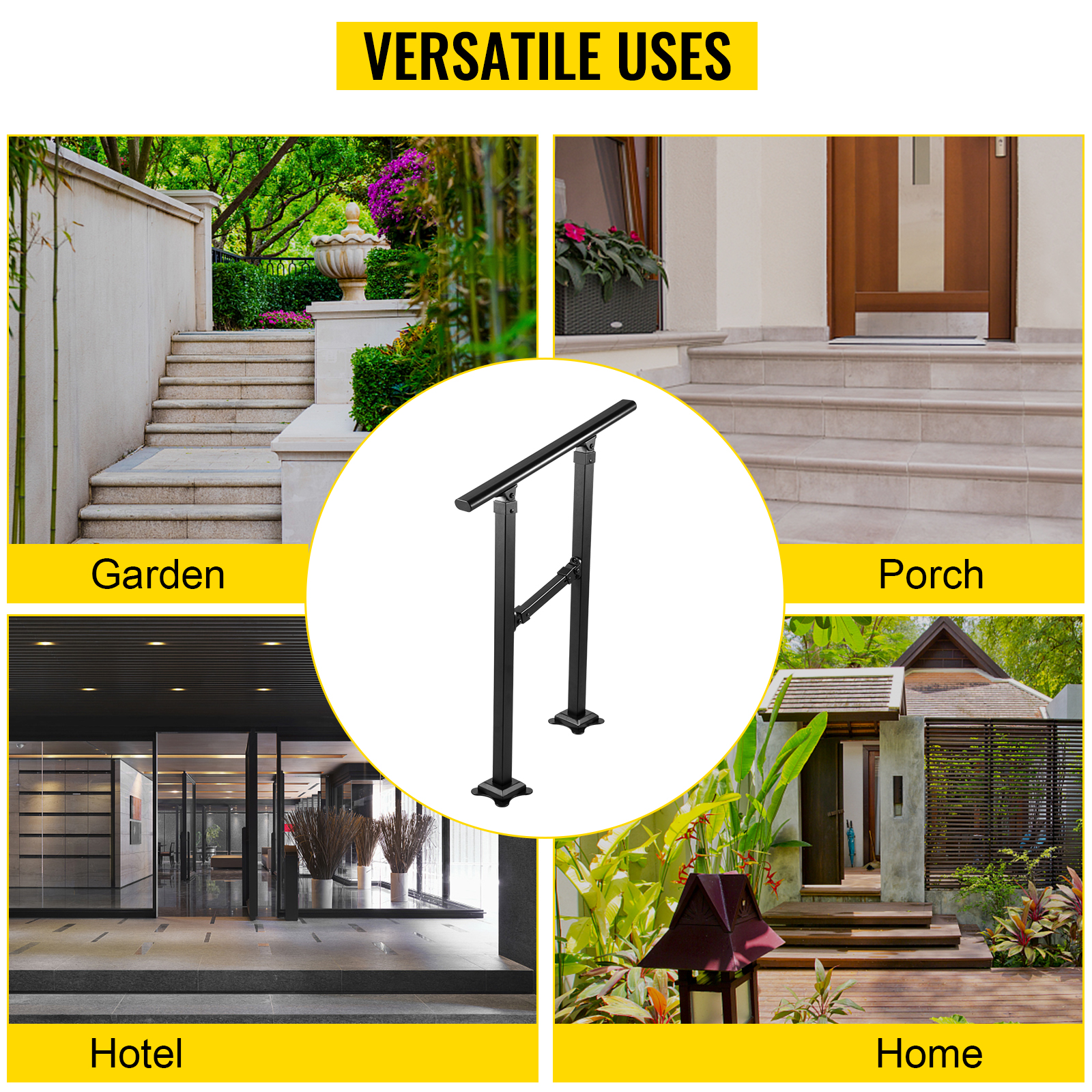 SucceBuy Iron Handrail Stair R - огляд і ціна Home Improvement Fence