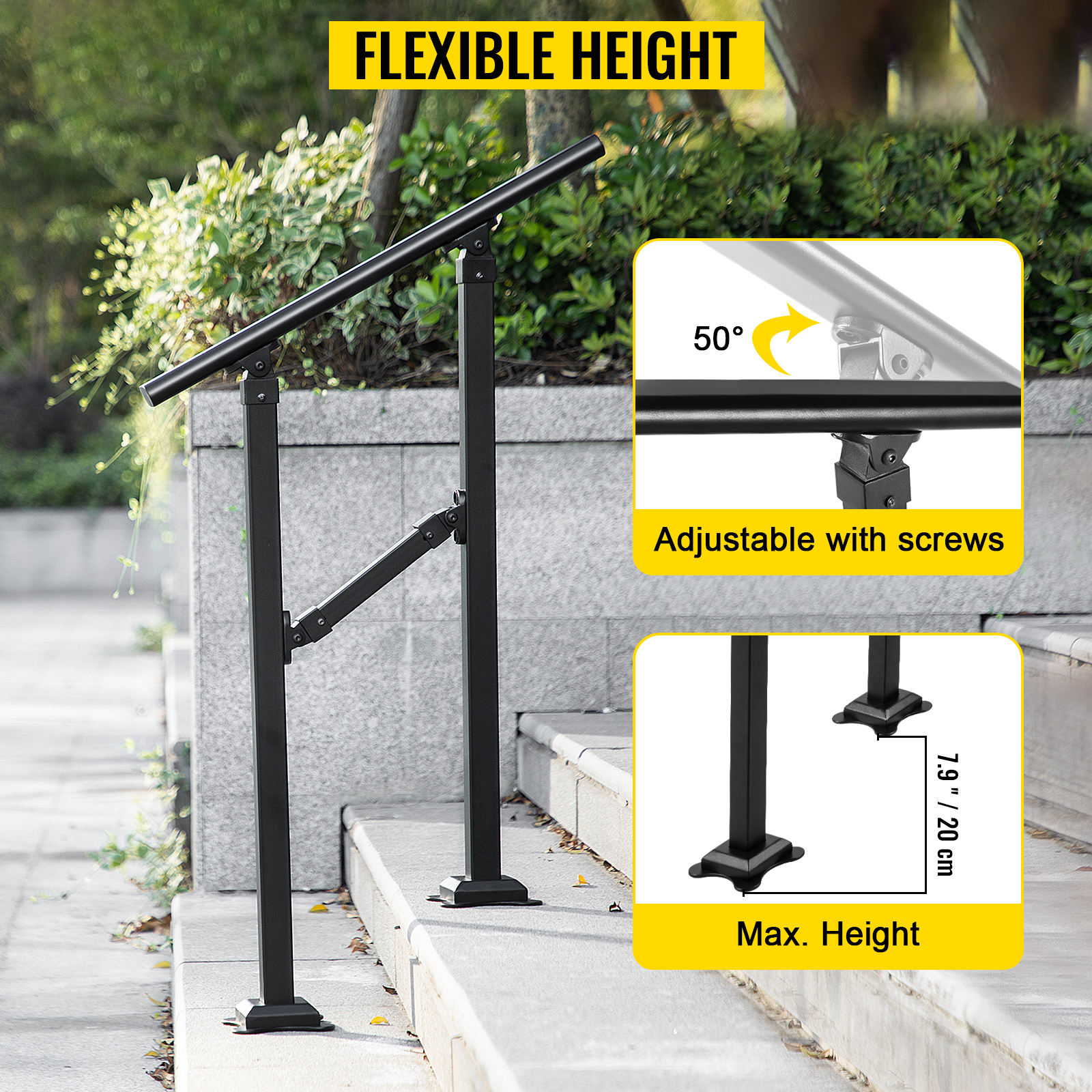SucceBuy Iron Handrail Stair R - огляд і ціна Home Improvement Fence
