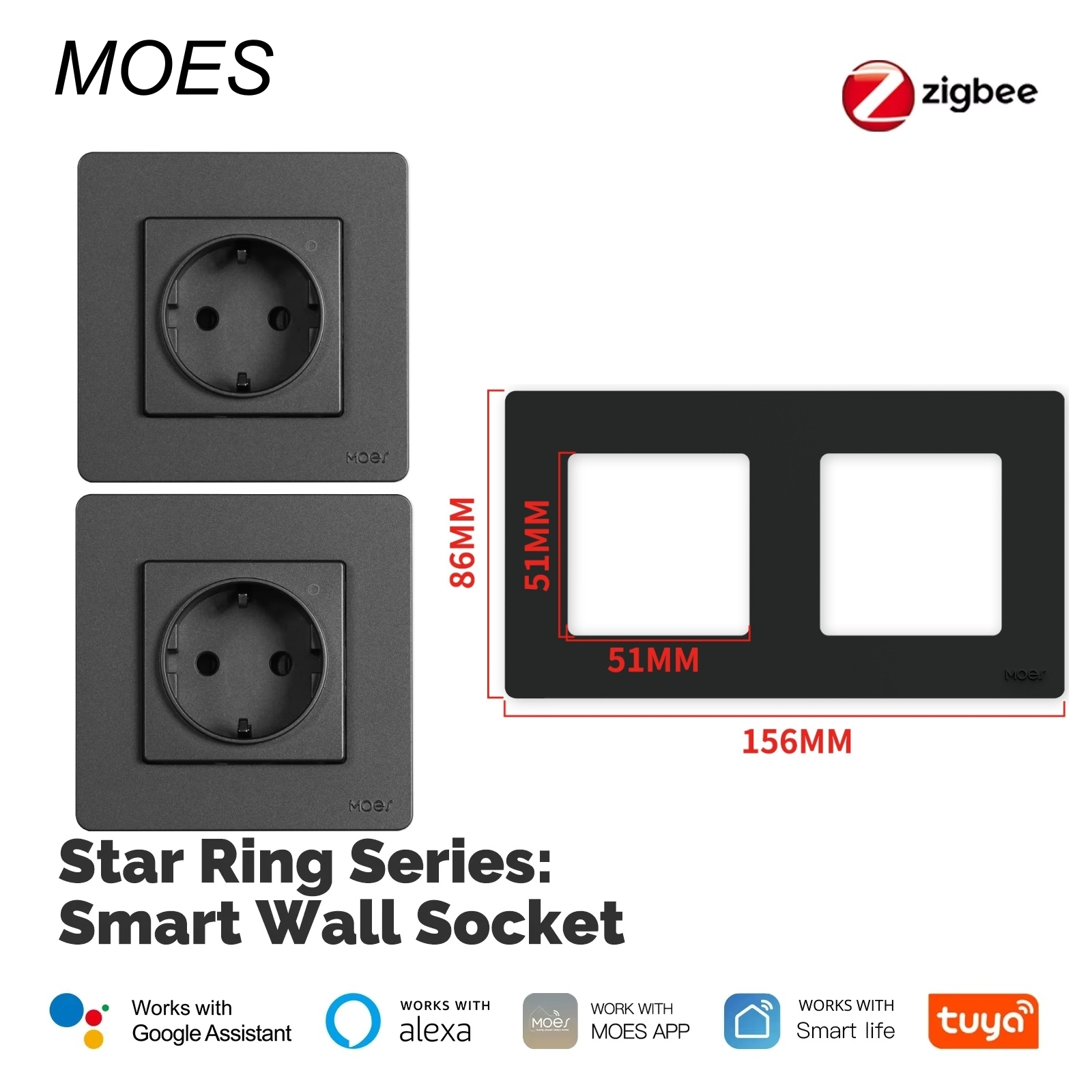 MOES Tuya ZigBee Star Ring Ser - огляд і ціна Home Improvement Outlet