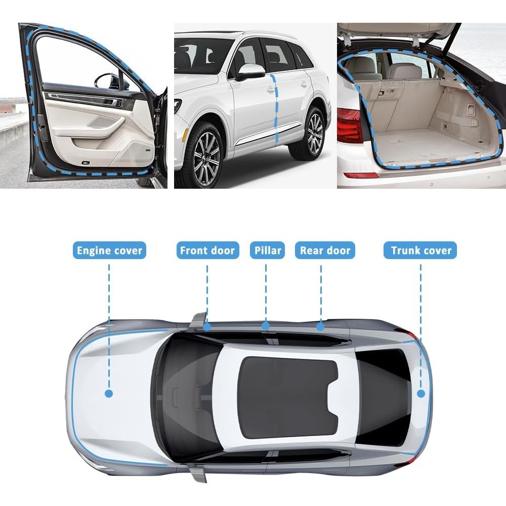 U-Shaped Weatherstrip Rubber S - огляд і ціна Door Weather Strip