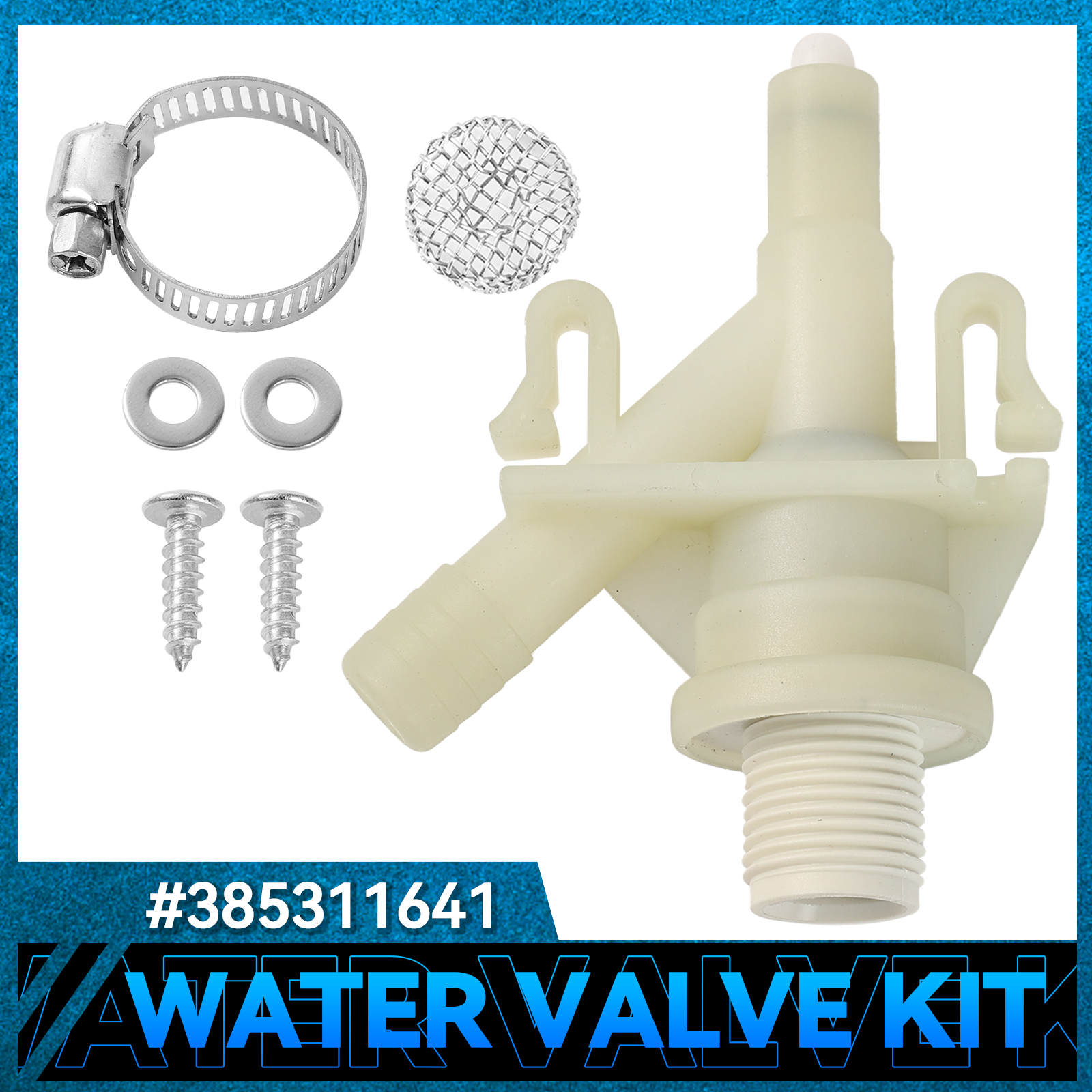 Plastic RV Camper Water Valve  - огляд і ціна Toilet Flush Valve