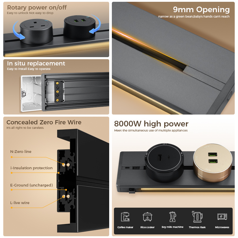 Avoir Track Socket With USB Hi - огляд і ціна Home Improvement Outlet