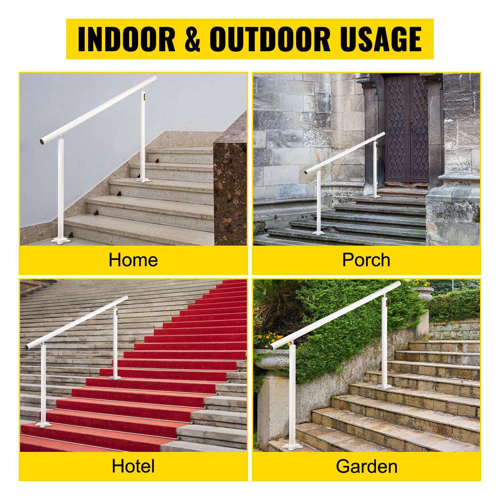 SucceBuy Handrail for Outdoor  - огляд і ціна Home Improvement Fence