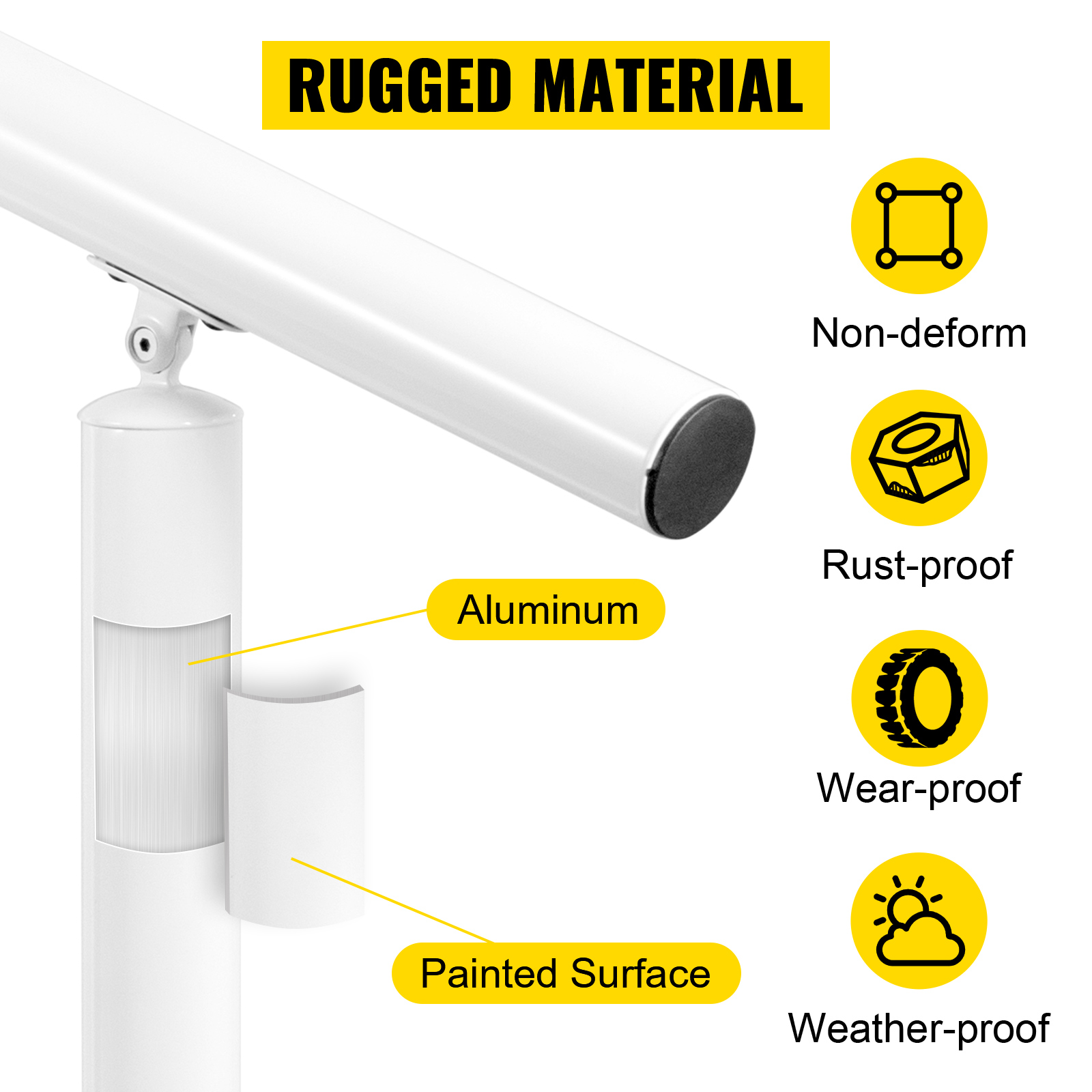 SucceBuy Handrail for Outdoor  - огляд і ціна Home Improvement Fence