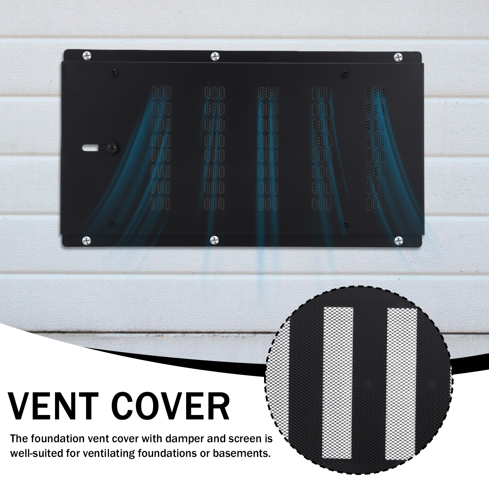 Foundation Vent Cover with Dam - огляд і ціна Home Improvement Outlet