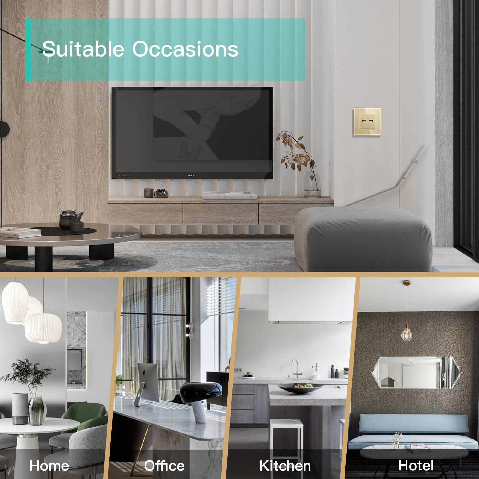 Bseed Wall Power Socket Switch - огляд і ціна Home Improvement Outlet