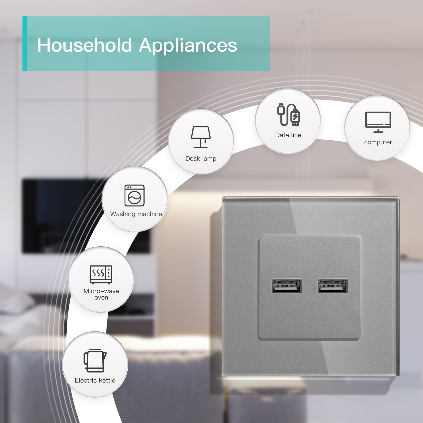Bseed Wall Power Socket Switch - огляд і ціна Home Improvement Outlet