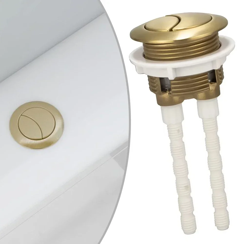 1pcs 38mm Brushed Brass Gold T - огляд і ціна Toilet Flush Valve