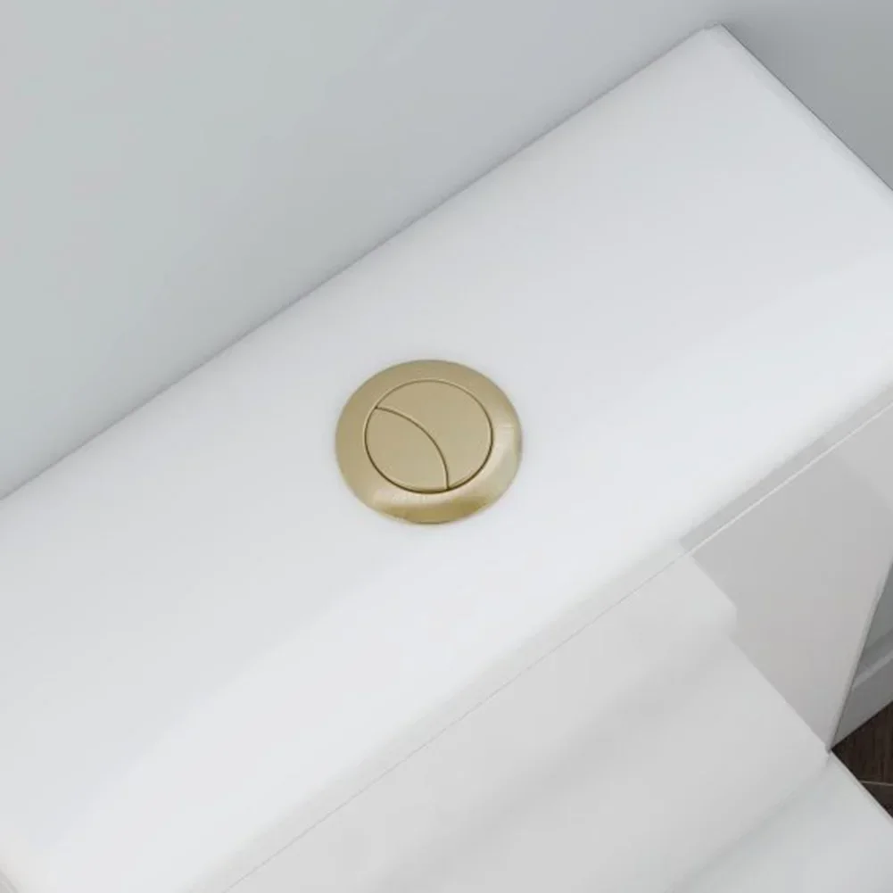 1pcs 38mm Brushed Brass Gold T - огляд і ціна Toilet Flush Valve