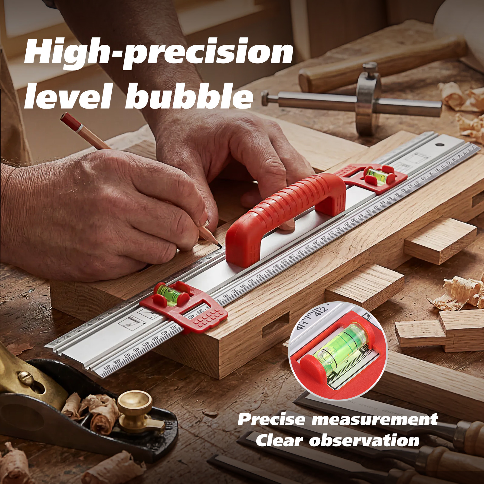 19.7inch Level Ruler Aluminum  - огляд і ціна Home Improvement Guide