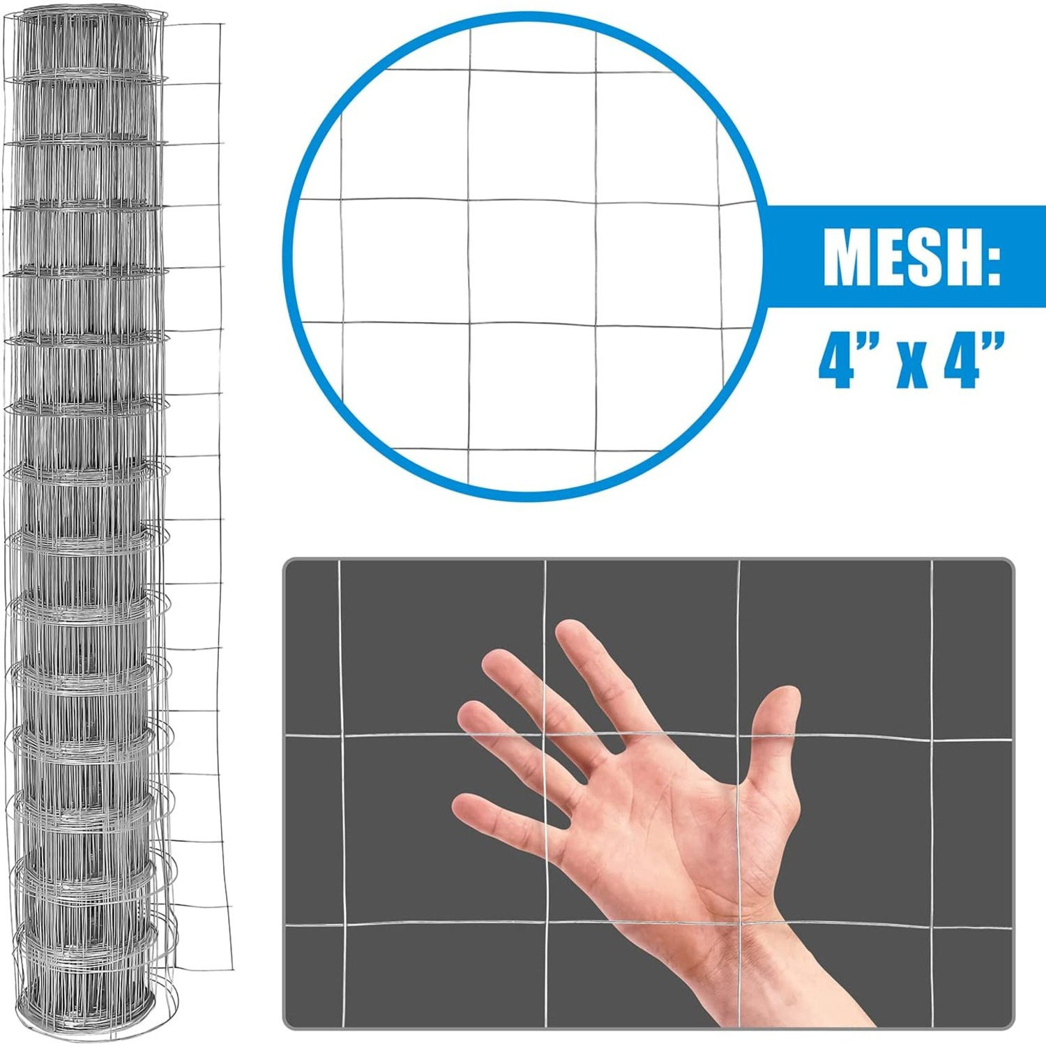 CAPHAUS 16 Gauge Galvanized We - огляд і ціна Home Improvement Fence