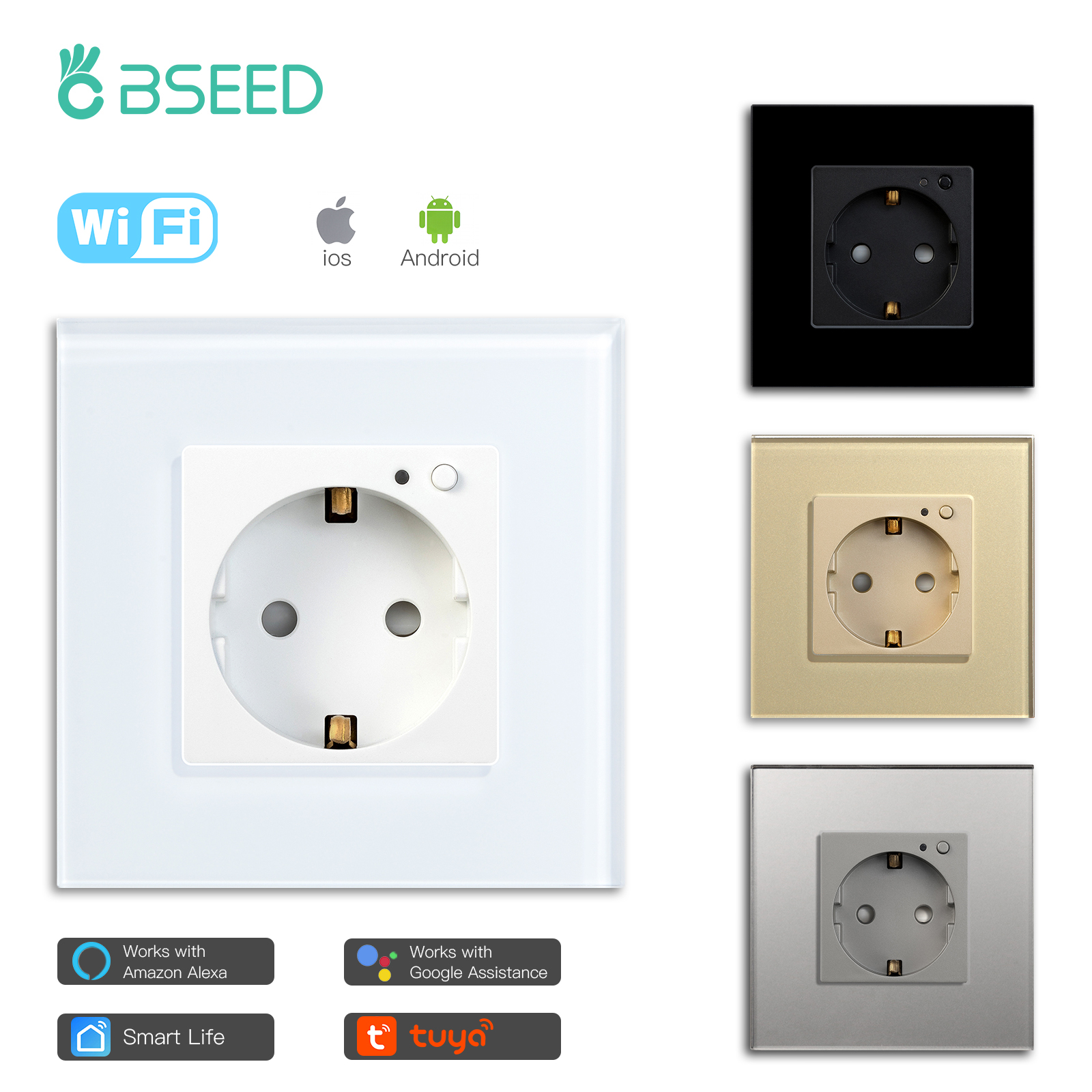 Bseed Smart Socket EU Standard - огляд і ціна Home Improvement Outlet