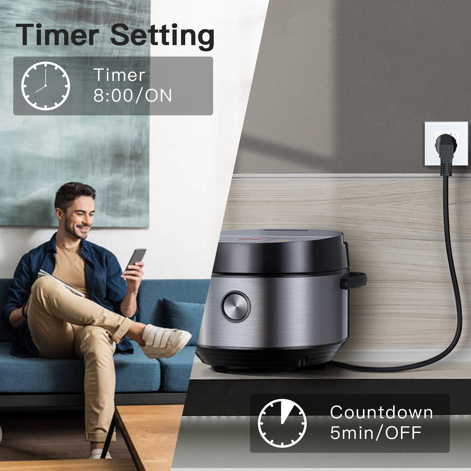 Bseed Smart Socket EU Standard - огляд і ціна Home Improvement Outlet