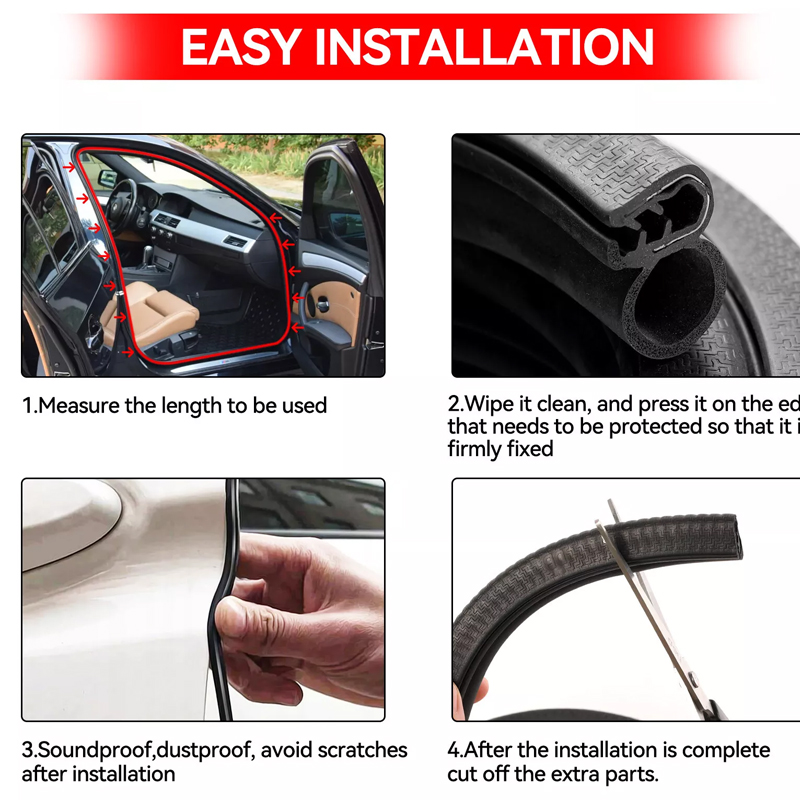 Universal Auto Rubber Seal Wea - огляд і ціна Door Weather Strip