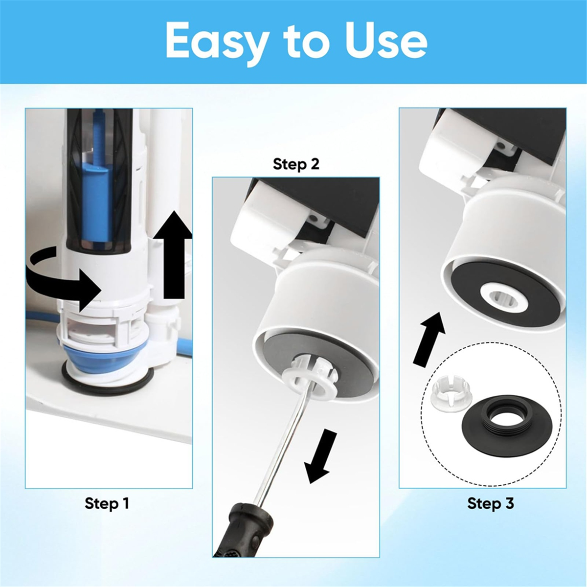 AA25 For Flush Valve Seal,3 Pa - огляд і ціна Toilet Flush Valve
