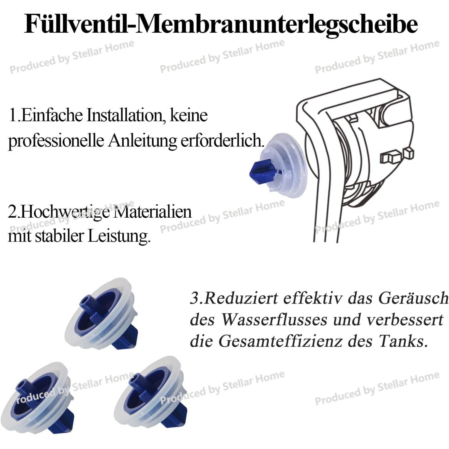 Toilet Fill Valve Diaphragm Re - огляд і ціна Toilet Flush Valve