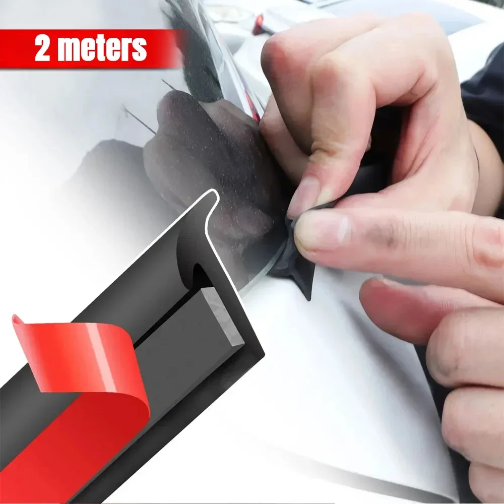 Car 2m Black Universal Slanted - огляд і ціна Door Weather Strip
