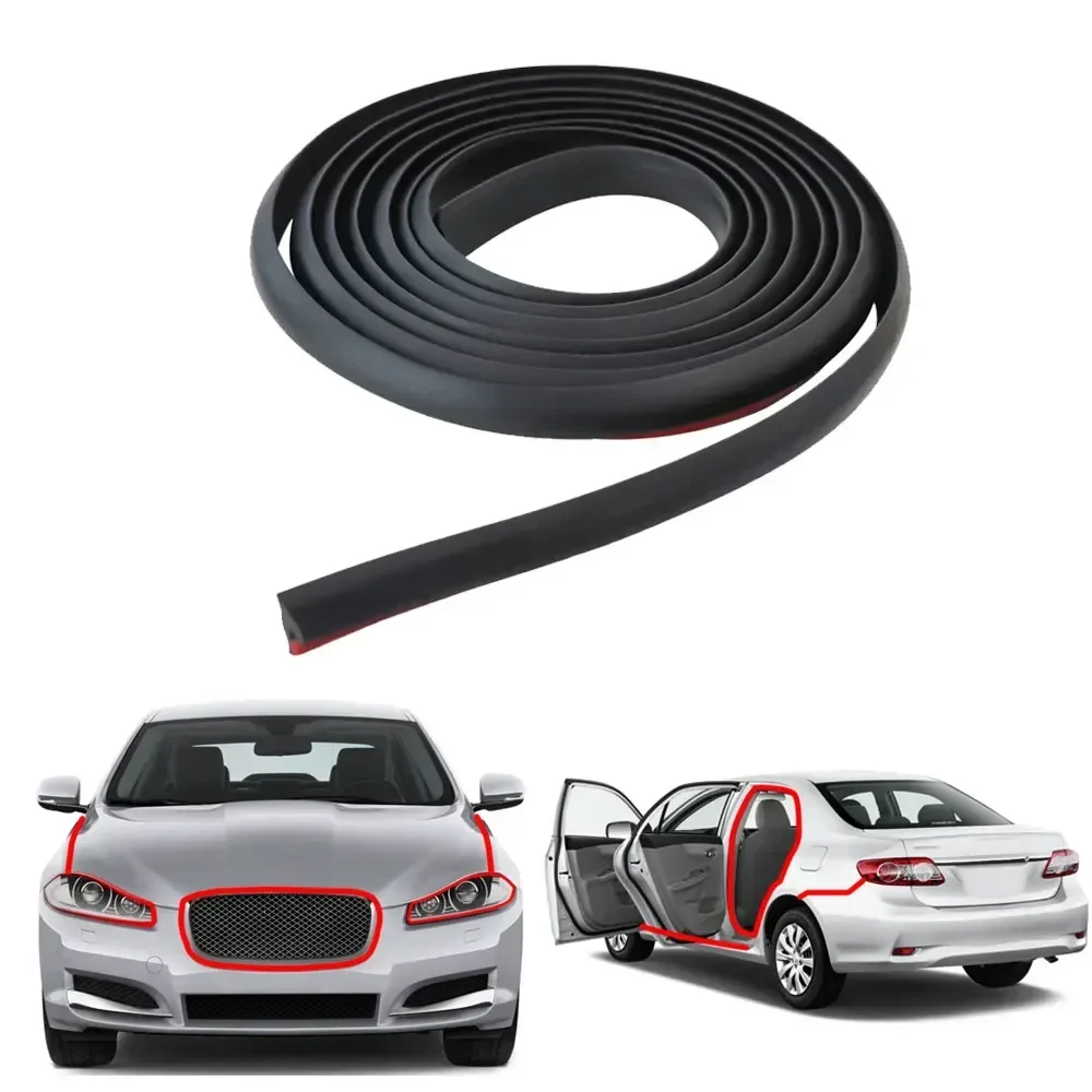 Car 2m Black Universal Slanted - огляд і ціна Door Weather Strip