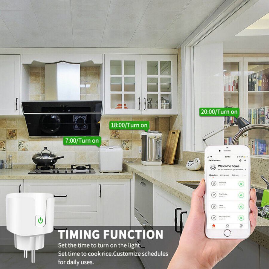 For Tuya Zigbee Smart Plug EU  - огляд і ціна Home Improvement Outlet